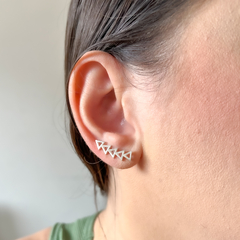 EAR CUFF 5 TRIÂNGULOS - comprar online