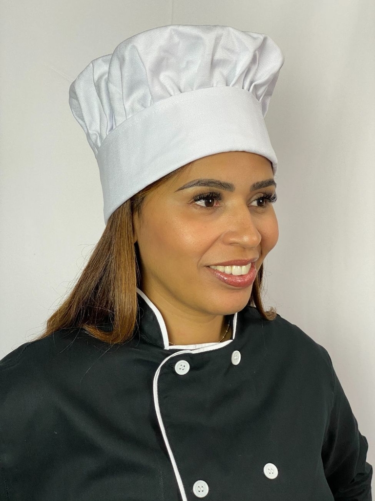 Chapéu Chef Rosa, Gastronomia Cozinha Mestre Cuca Feminino