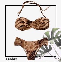 Bikini estampada con breteles desmontables (TS)