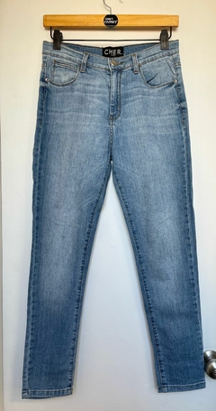 Jean tiro alto con spandex (T26) - comprar online