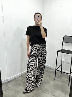 Pantalon Flame Print