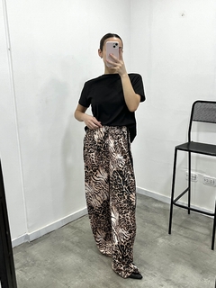 Pantalon Flame Print - tienda online