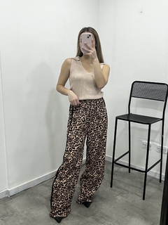 Pantalon Flame Print