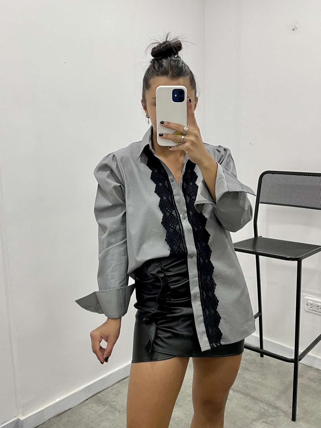 Camisa Jazmin grey - Comprar en Cul de Sac