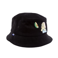 Bucket Hat Drop Dead Irmão Do Jorel Juju E Abacate Preto - OF STREET