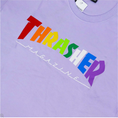 Camiseta Thrasher Rainbow Mag Lilás - comprar online