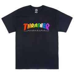Camiseta Thrasher Rainbow Mag Black