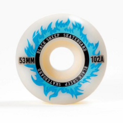 Roda Black Sheep 53mm 102A Blue Fire White - OF STREET