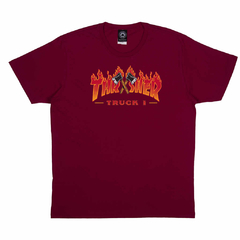 Camiseta Thrasher Truck 1 Logo Bordo - comprar online