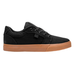 Tênis Dc Shoes Anvil Tx La Black/Gum Lona