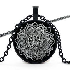 Colar Mandala Preto