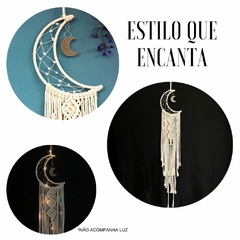 Decoração Em Macramê Ornamento Moon - comprar online