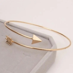 bracelete flecha dourado - loja online