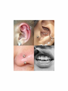 Imagem do Piercing Ferradura Prata