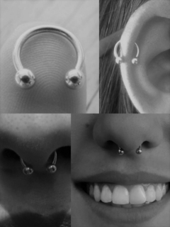 Piercing Ferradura Prata