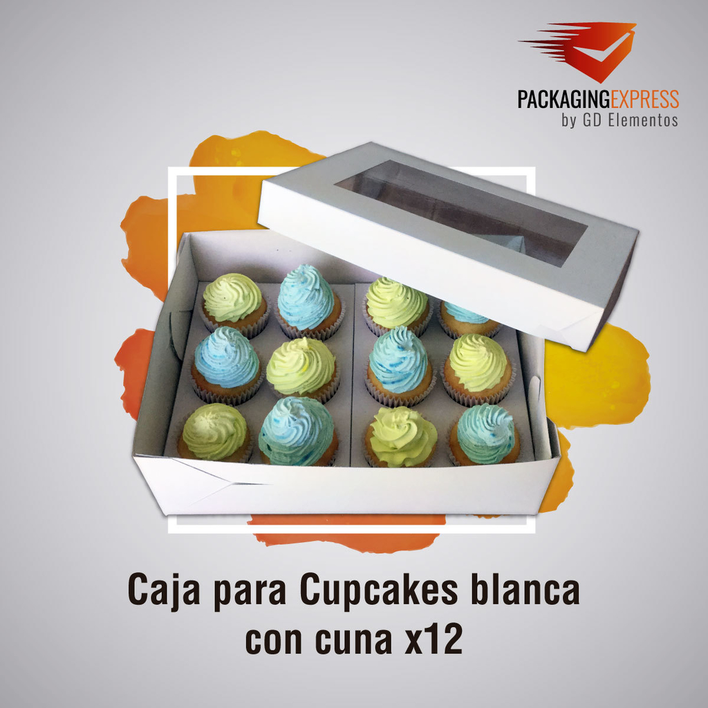 Cajas para Tortas, Tartas, Masas 27x27x10 Excelentes. Blanca