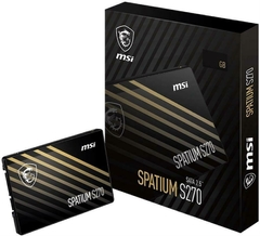 DISCO SSD MSI 480GB SPATIUM S270 SATA 2.5″ - CUMBRE MEGACOMPU