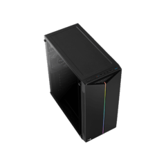 Gabinete Aerocool SPLIT BLACK RGB Vidrio Templado - comprar online