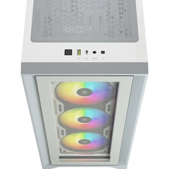 Gabinete Corsair iCUE 4000X RGB TG White Vidrio Templado en internet