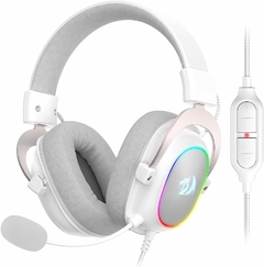 Auriculares Gamer Redragon Zeus X Usb Rgb 7.1 Pc Blanco Full