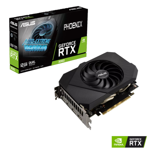 PLACA DE VIDEO ASUS PHOENIX NVIDIA GEFORCE RTX 3060 V2 12GB GDDR6