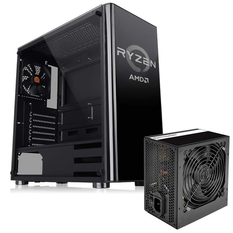 Gabinete Thermaltake V200 RYZEN EDITION + FUENTE 500W