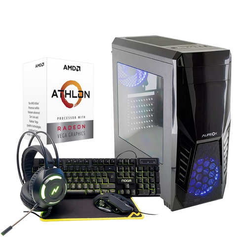 PC AMD ATHLON 3000G | 8 GB RAM | SSD 240 GB | 550W | PERIFERICOS