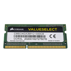 Memoria Ram CORSAIR VALUE SELECT DDR3 4GB 1333MHZ SODIMM - comprar online