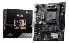Mother MSI B450M-A PRO MAX II DDR4 AM4 (Series 3000/4000/5000)