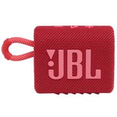 PARLANTE PORTÁTIL JBL GO3 BLUETOOTH SUMERGIBLE ROJO (JBLGO3REDAM) - comprar online