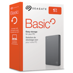 DISCO EXTERNO HDD SEAGATE 1TB BASIC USB 3.0 (STJL1000400)