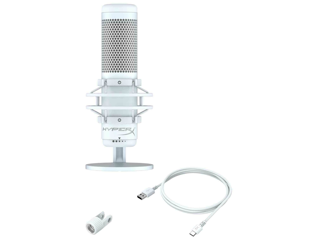 Microfono HyperX QuadCast S RGB Condensador Blanco 519P0AA