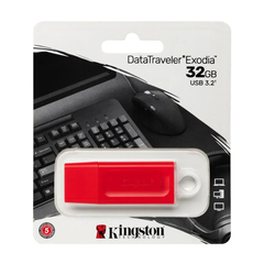 Pendrive Kingston DataTraveler Exodia 32 GB USB 3.2 Rojo/Azul/Verde - tienda online