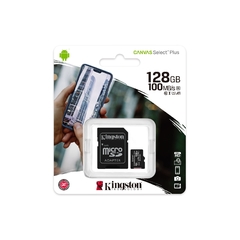 Tarjeta De Memoria Kingston 128GB microSD Canvas Select Plus