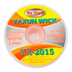 MALLA DESOLDANTE YAXUN YX-2015 DE 2.0MM EN ROLLO DE 1.5MTS