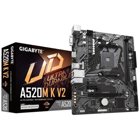 Motherboard GIGABYTE A520M K V2 AM4