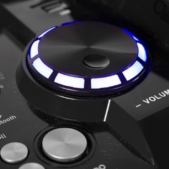 PARLANTE TORRE CROWN MUSTANG DJS-1002BT WOOFER 2X10” 25000W LED - comprar online