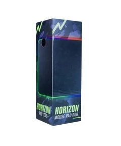 MOUSEPAD GAMER NOGA HORIZON S RGB LED USB 300X250X3MM - comprar online