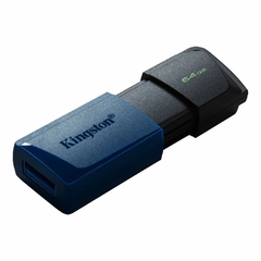 PENDRIVE KINGSTON EXODIA DTXM 64 GB USB 3.2 NEGRO Y AZUL - comprar online