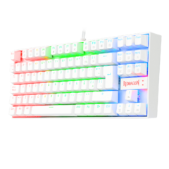 Teclado Mecánico Redragon Kumara White K552 RGB Switch Red - comprar online