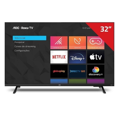 SMART TV AOC 32'' HD ROKU TV (32S5135/77G)