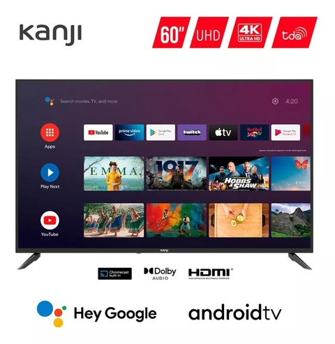 SMART TV KANJI 60" 4K ANDROID TV (KJ-6XST005)
