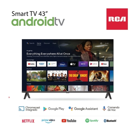 SMART TV RCA 43" ANDROID TV FHD R43AND