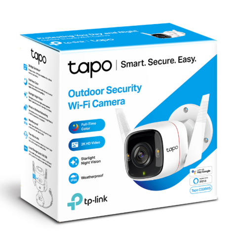 Cámara De Seguridad TP-Link Tapo C320WS Wifi Visión Nocturna