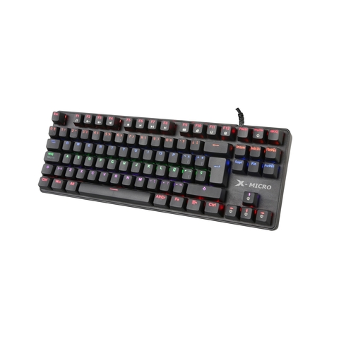 TECLADO MECANICO GAMER X-MICRO XGK-914 RGB SWITCH BLUE