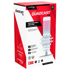 Microfono HyperX QuadCast S RGB Condensador Blanco 519P0AA - tienda online