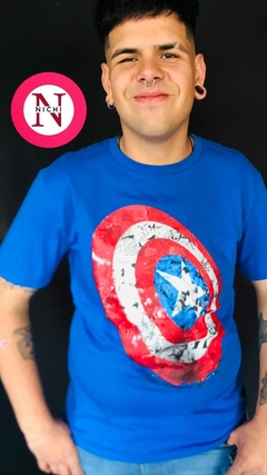 Remera capitan america mayorista