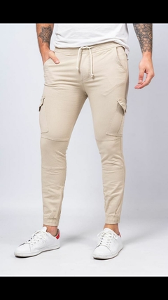 Pantalones jogger de gabardina elastizada PREMIUM en internet