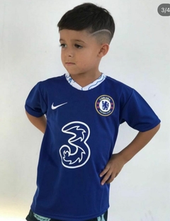 Camiseta CHELSEA Azul infantil - Nichi Indumentaria