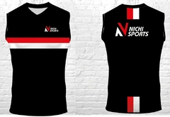 REMERA SIN MANGA 4 NICHISPORTS PERONALIZADA